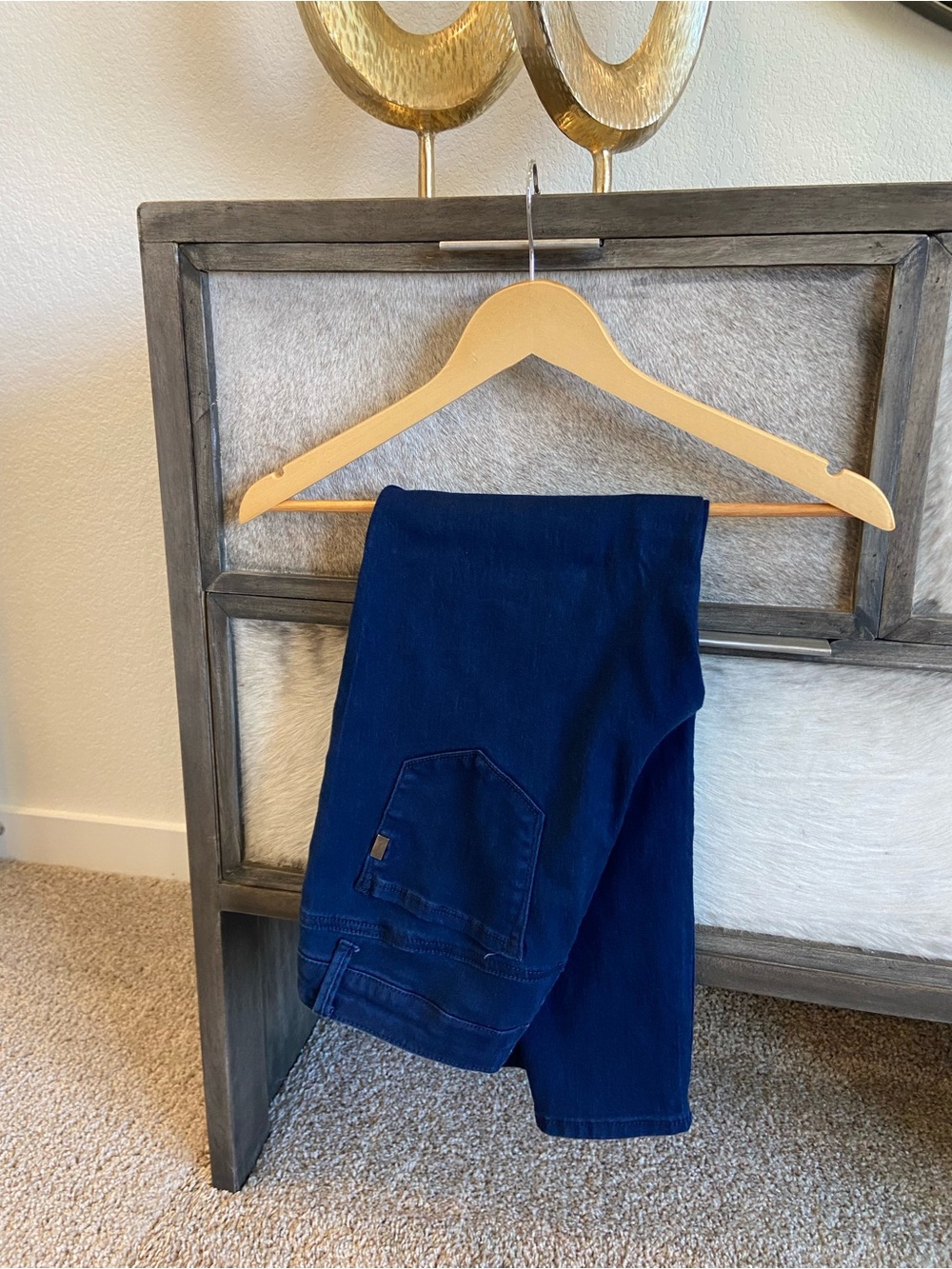 1822 denim blue pants jean like soft stretchy size 12